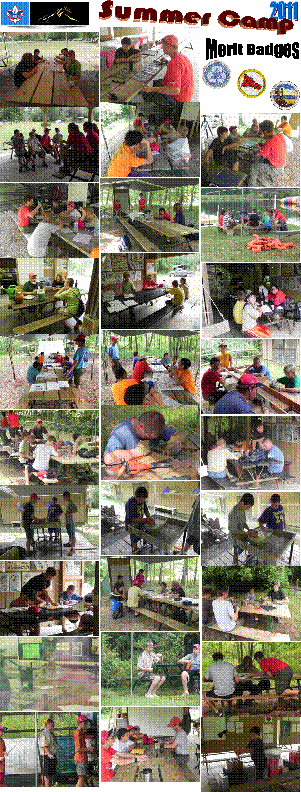 2011,Summer Camp,Merit Badges