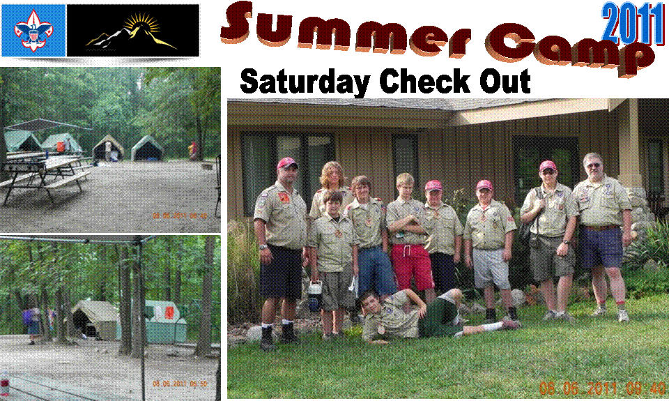 2011,Summer Camp,Saturday Check Out